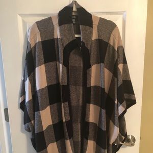 Jones NY Zip Poncho